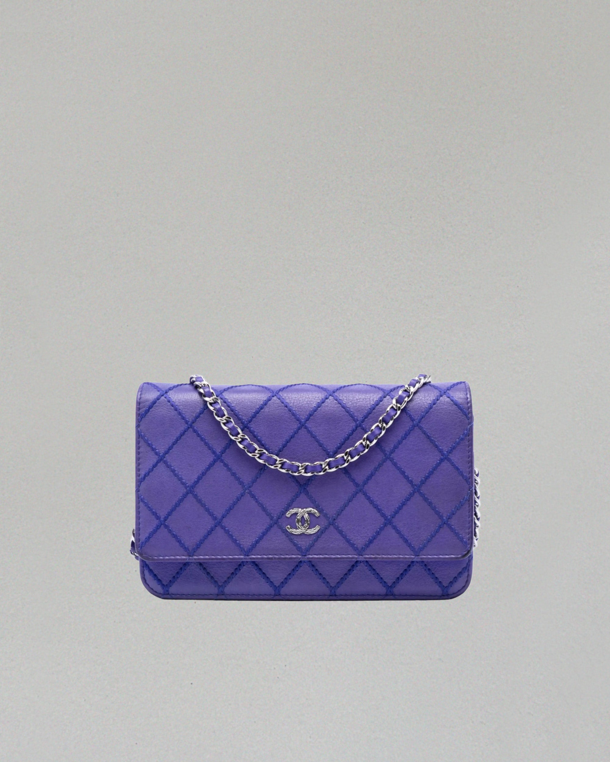 CHANEL FANCY WALLET ON CHAIN - 2014