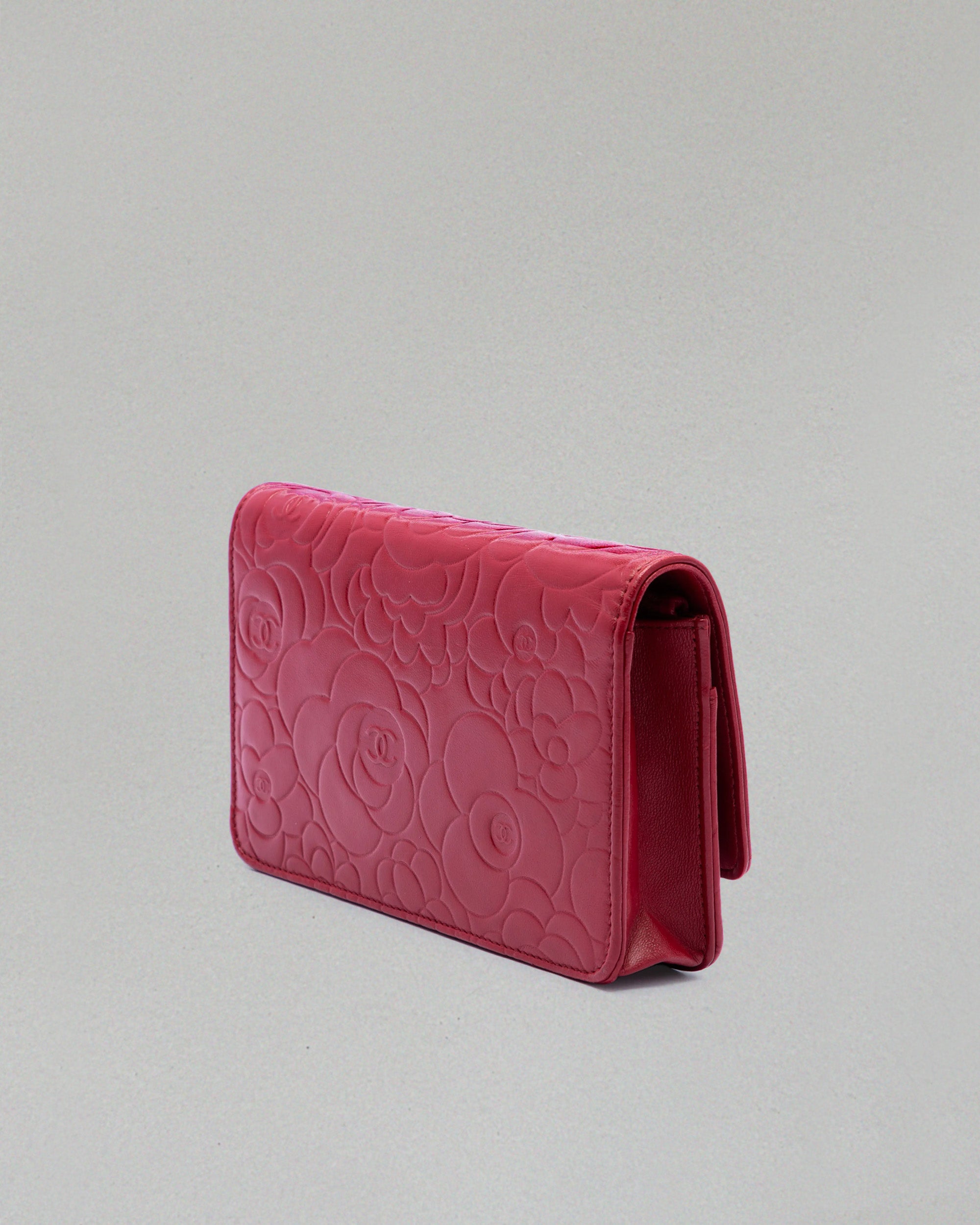 CHANEL CAMELIA WALLET ON CHAIN - 2014