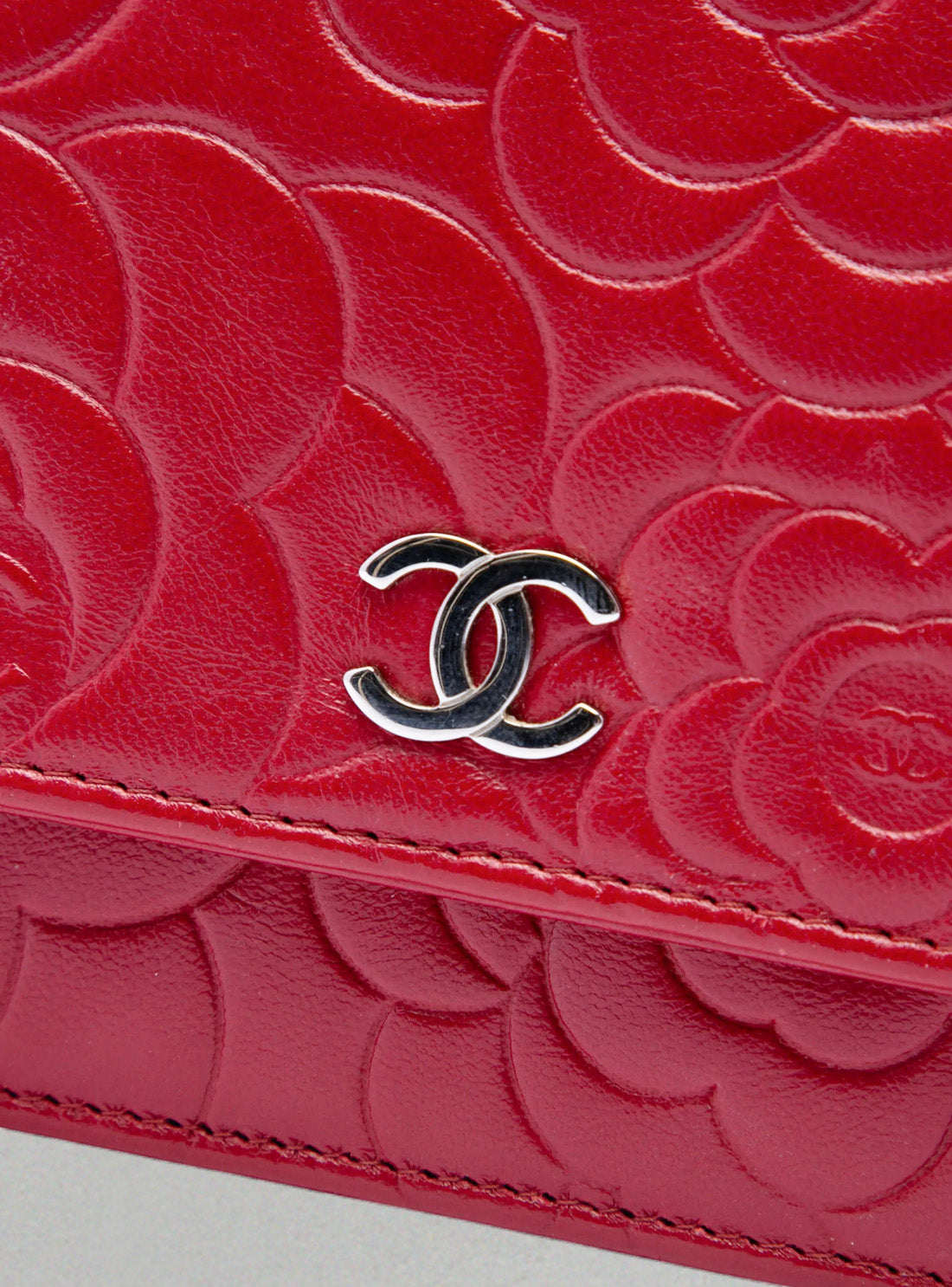 CHANEL CAMELIA WALLET ON CHAIN - 2014