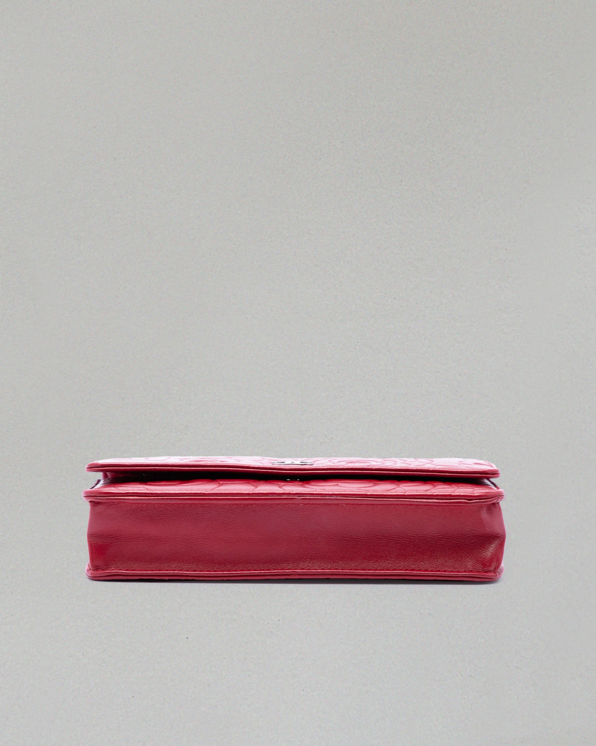 CHANEL CAMELIA WALLET ON CHAIN - 2014
