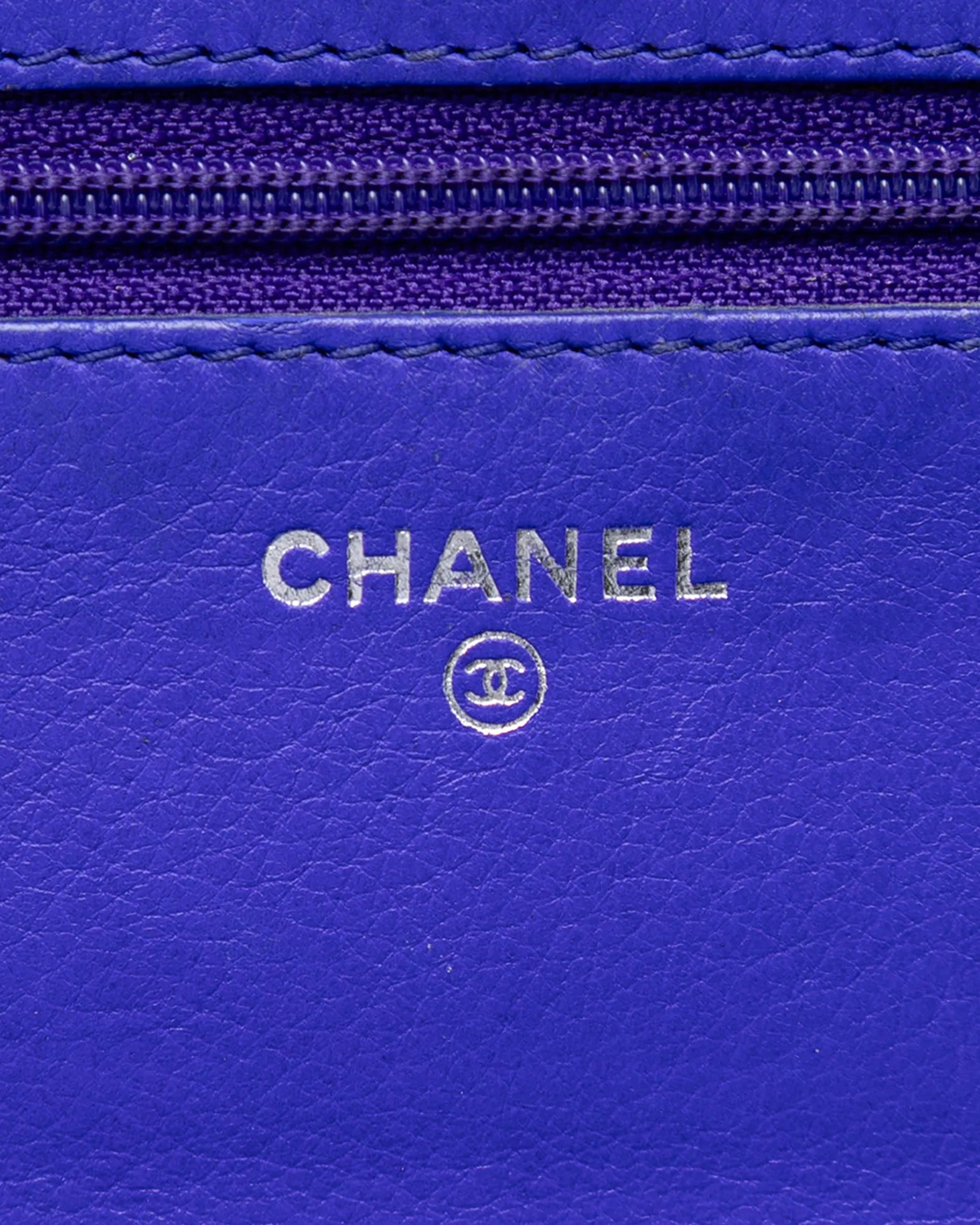 CHANEL FANCY WALLET ON CHAIN - 2014